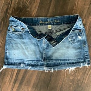 Abercrombie & Fitch Denim mini skirt
